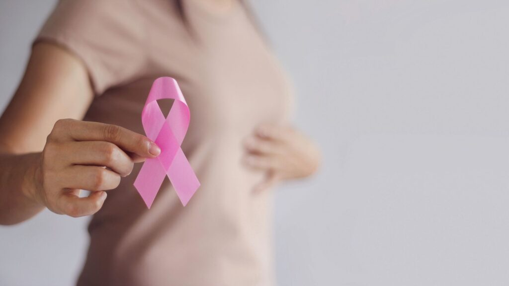 Breast Cancer Awareness: A common cancer in women, with symptoms like lumps, changes in breast shape, and skin alterations.