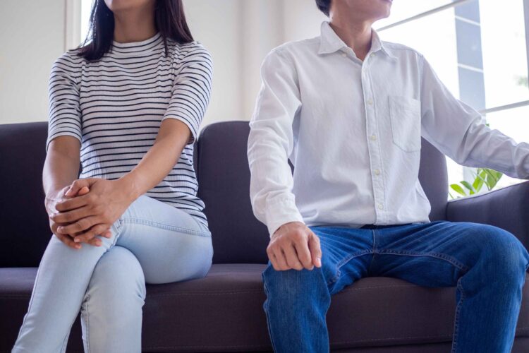 Couple experiencing low libido and emotional disconnect in their relationship.