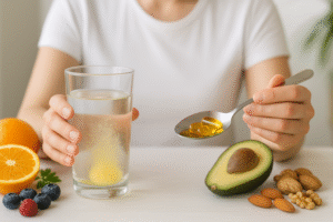 “Foods high in fat-soluble vitamins A, D, E, and K for stronger bones and immunity